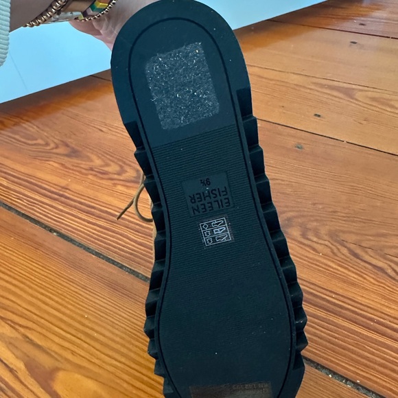 Eileen Fisher Brown Suede Ankle Boots - Picture 3 of 7